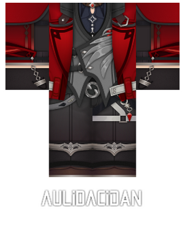 Diluc's Red Dead of Night Outfit