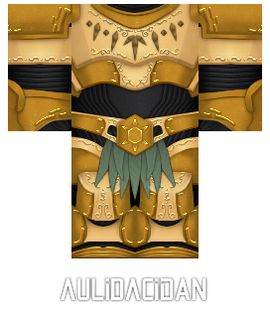 Futuristic Sun God Ruler Custom Armor
